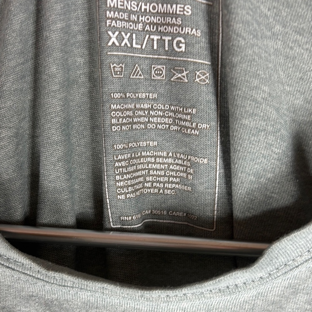 The North Face Gray Blue Short Sleeve Tee Casual Crew Neck XXL - Picture 9 of 10